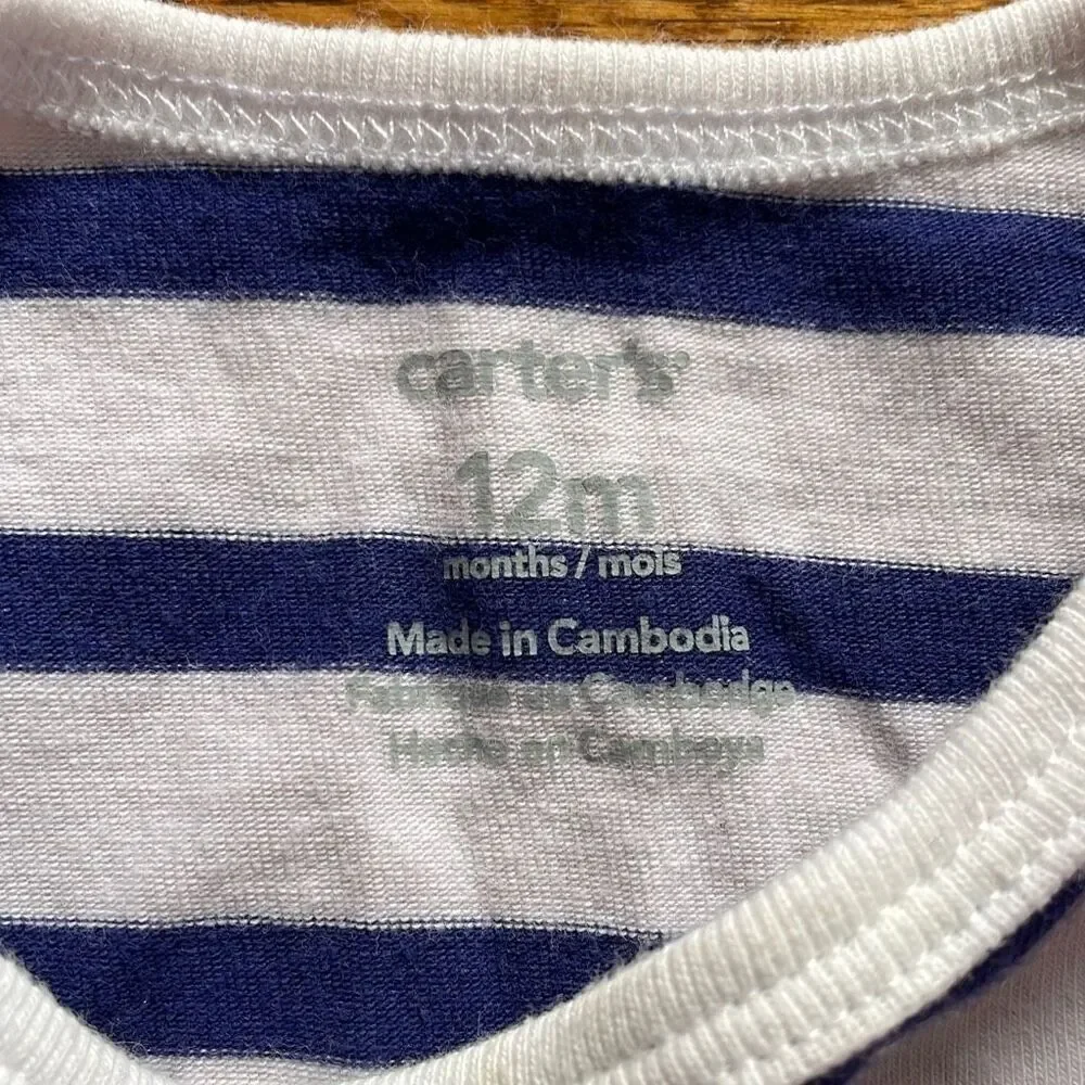 Carter’s 12m Girl’s Striped Top and Skort Set